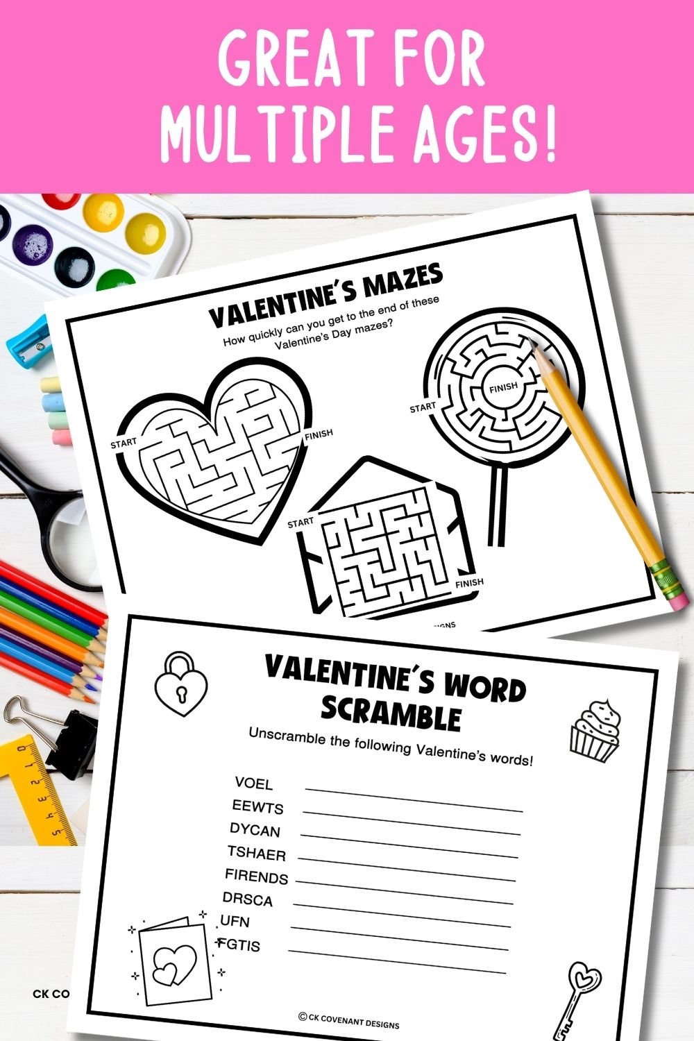 Valentine’s Day Activity Pack
