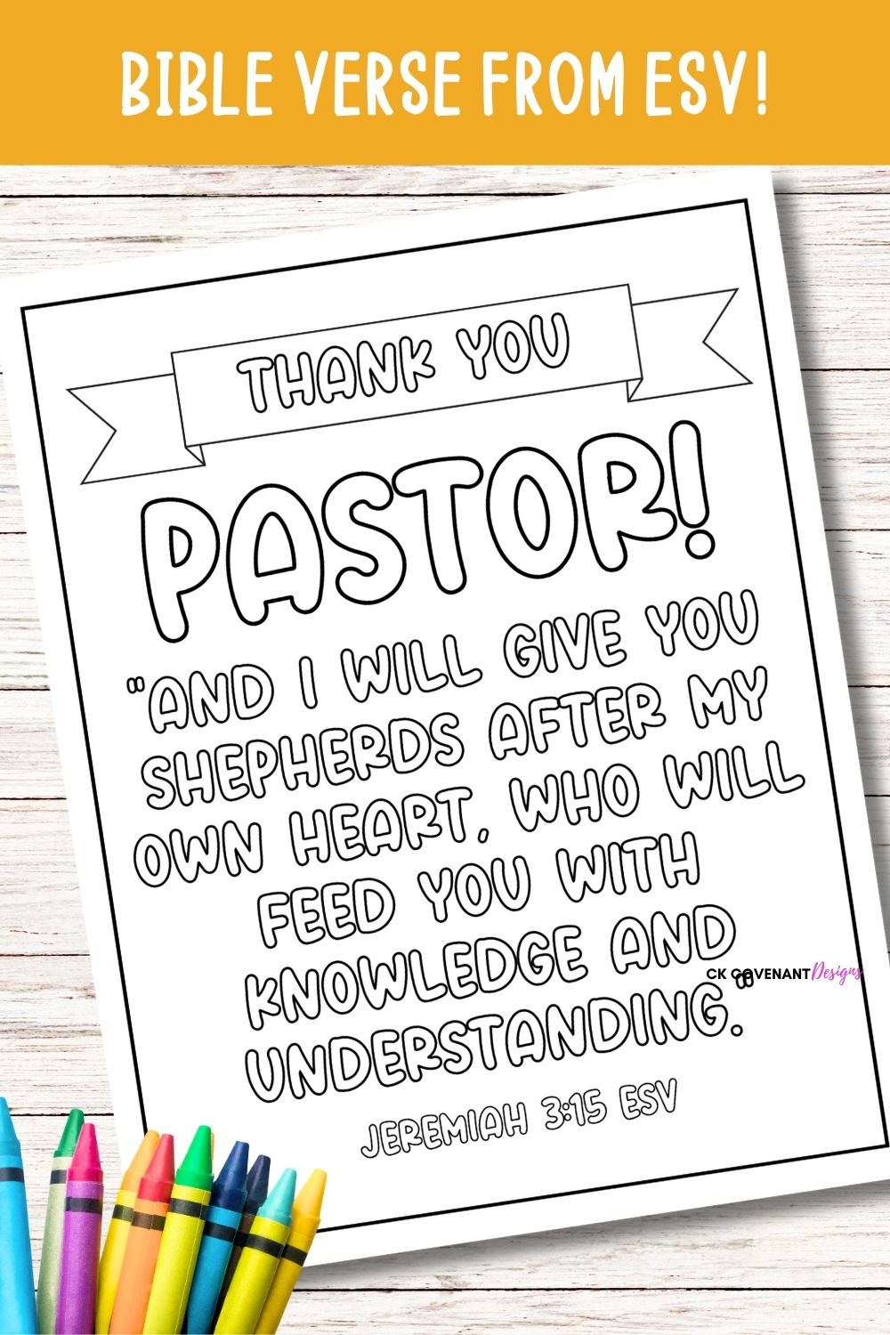 Pastor Appreciation Coloring Page Bundle