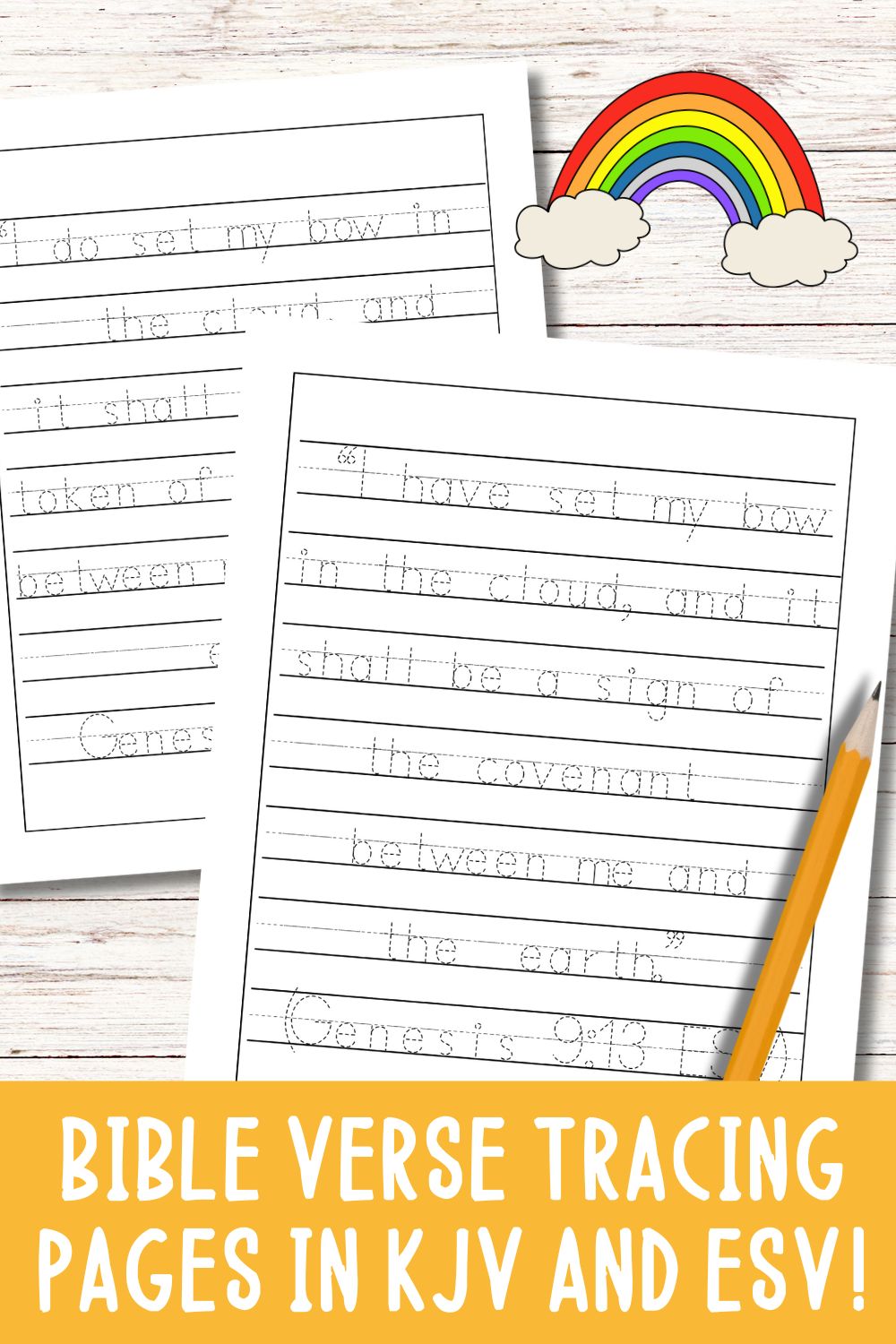 God's Rainbow Promise Activity Bundle