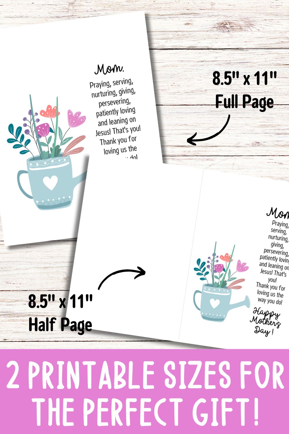 Mother's Day Printable Handprint Art Style C