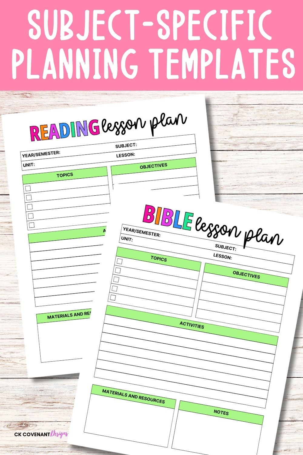 Printable Homeschool Planner Bundle