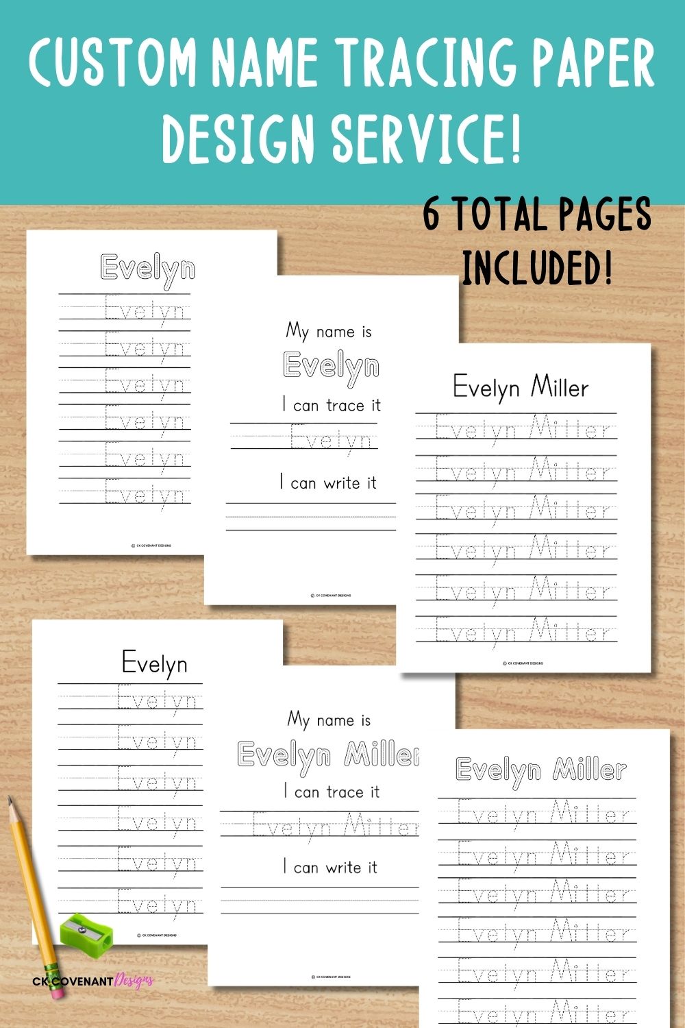 Custom Name Tracing Pages
