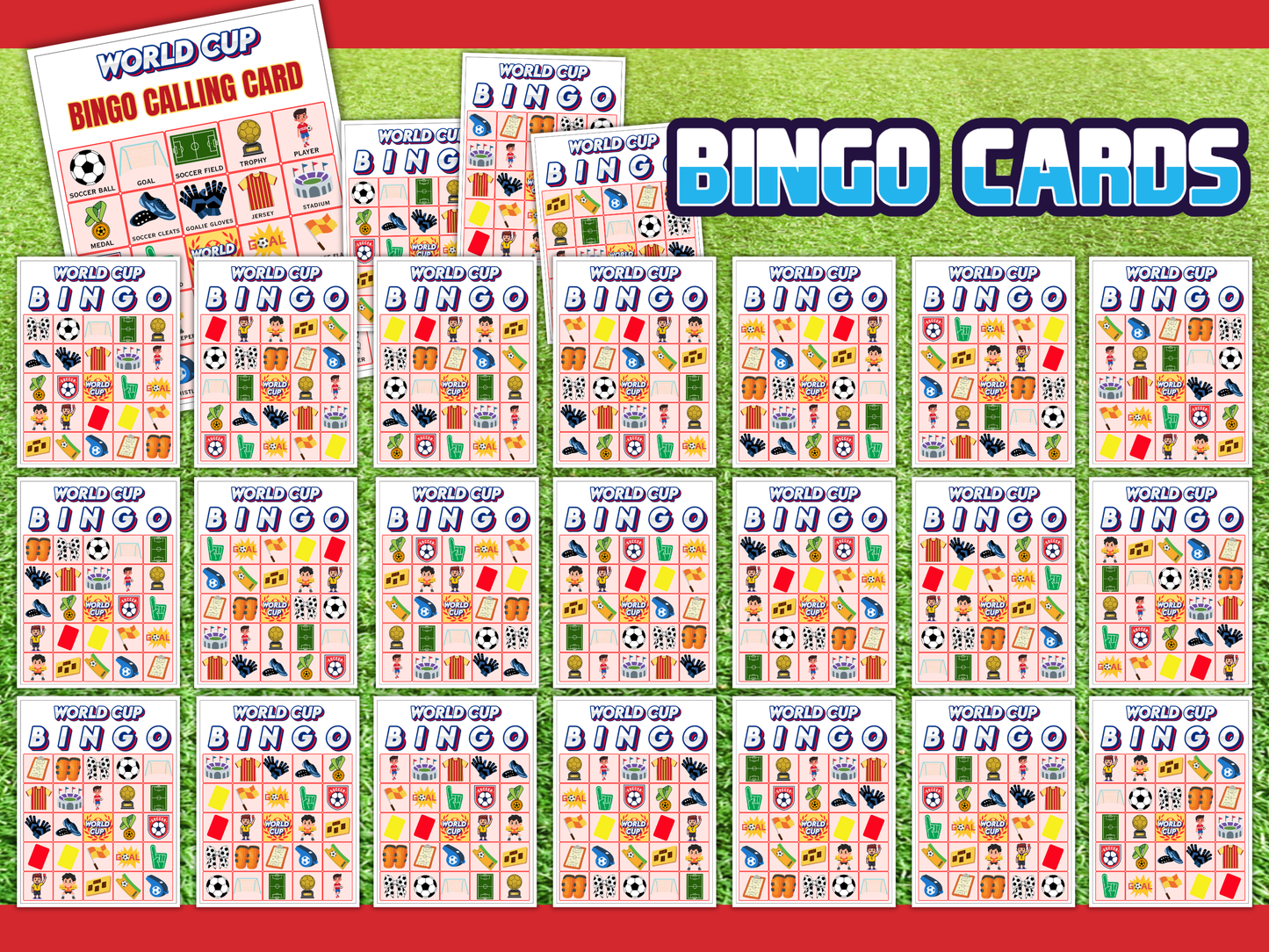 Soccer World Championship Activity Bundle for Kids