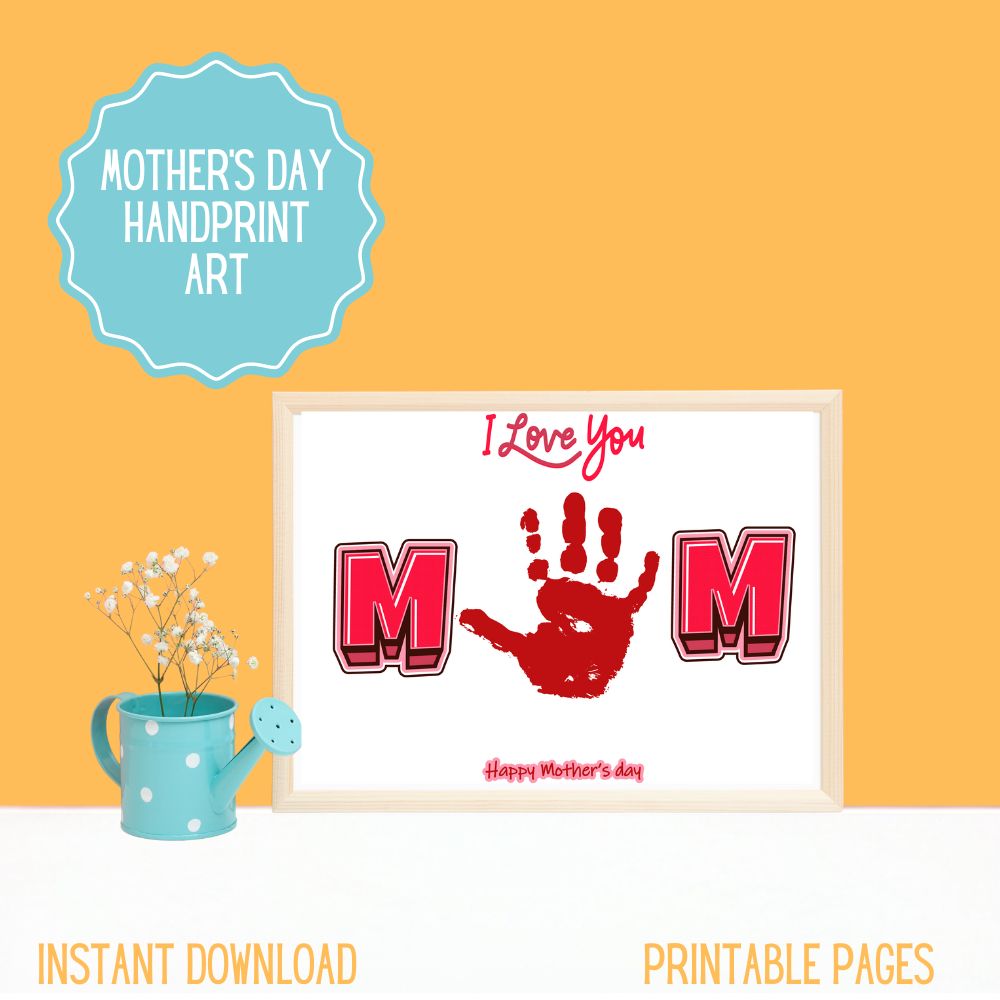 Mother's Day Handprint Activity Resource!