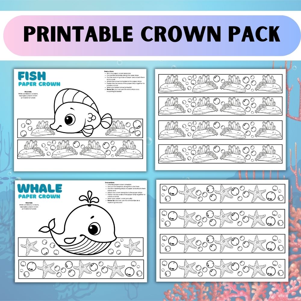 Make Your Own "Under the Sea" Crown!