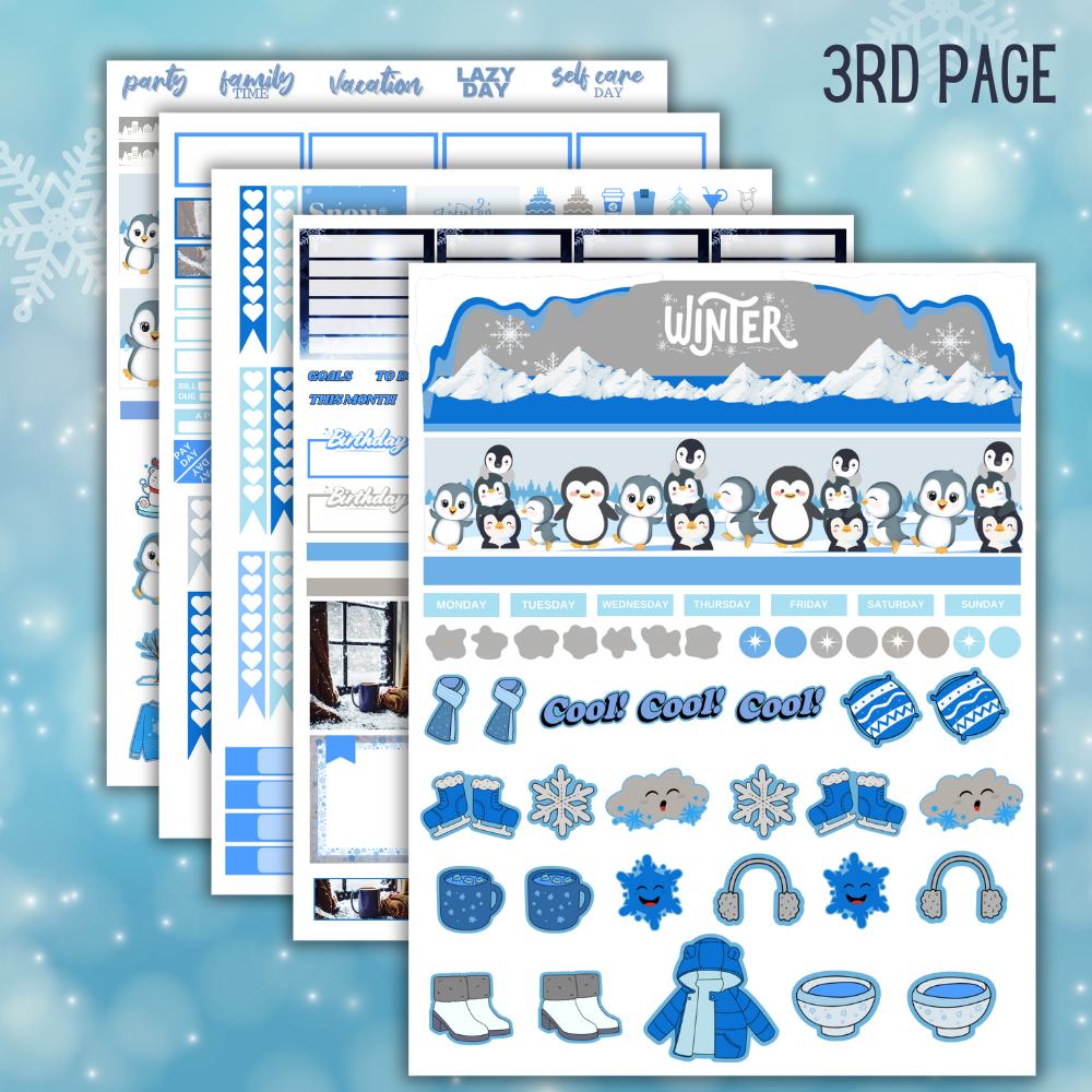 Winter Planner Stickers