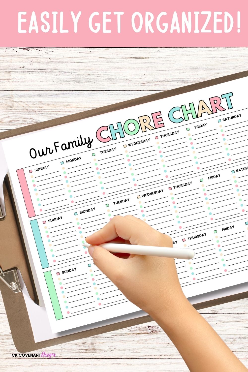 Printable Family Chore Chart