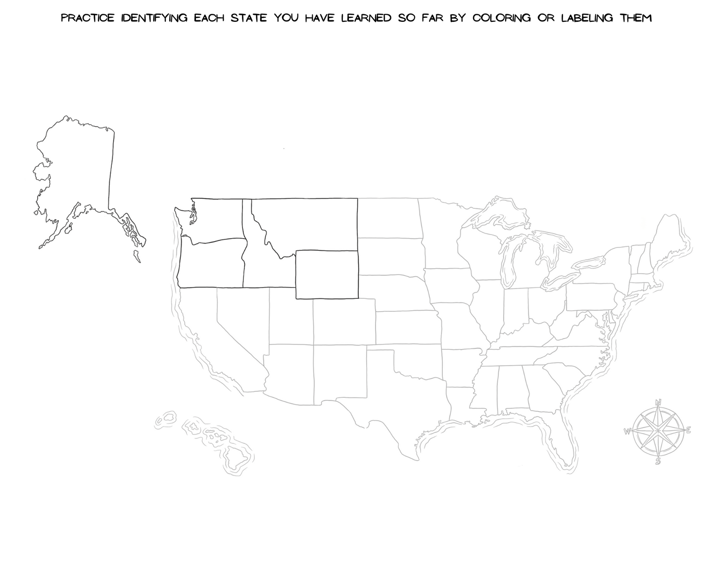 Our 50 States Full Unit Study: NORTHWEST