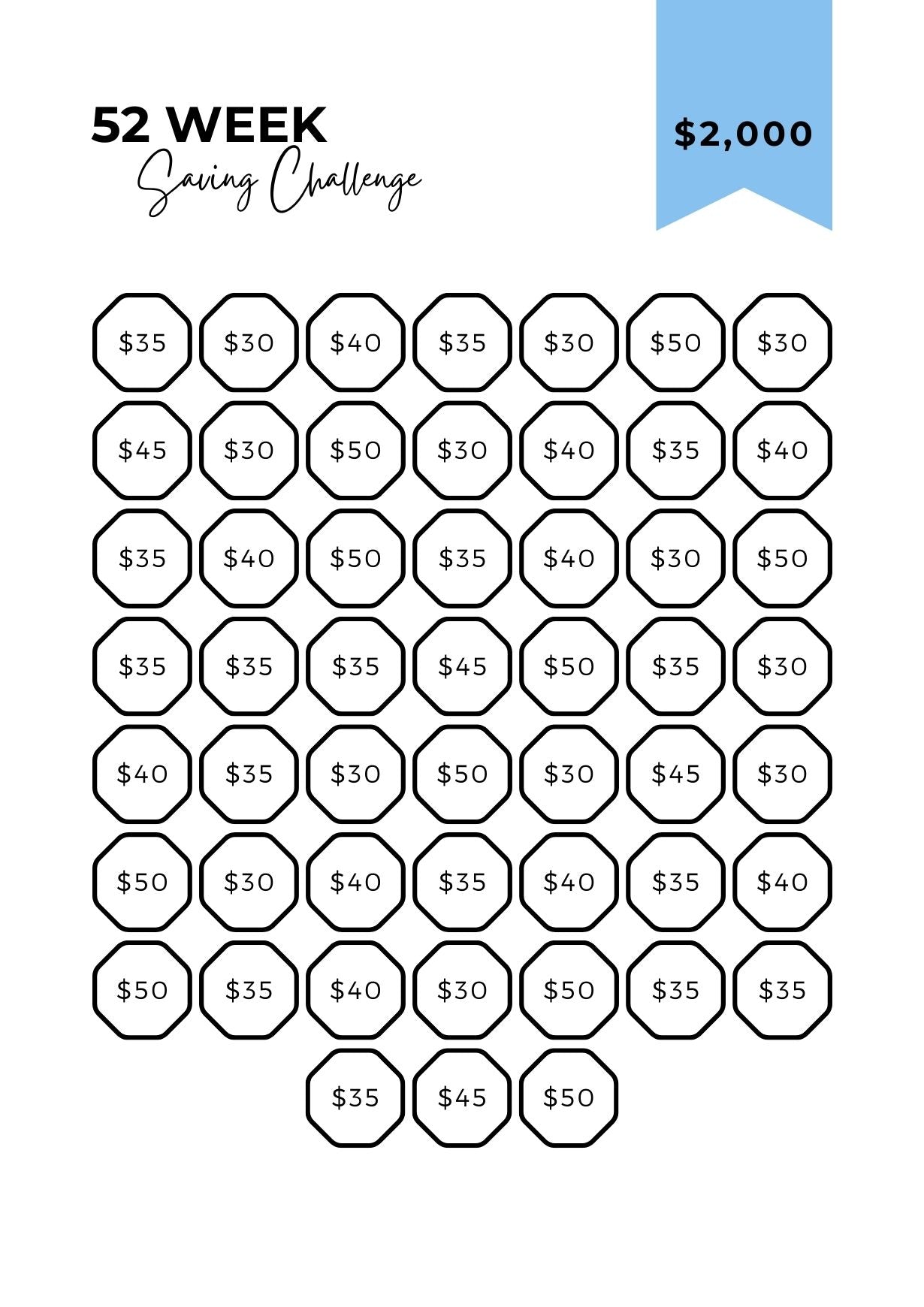 45-Page Savings Challenge Digital Product