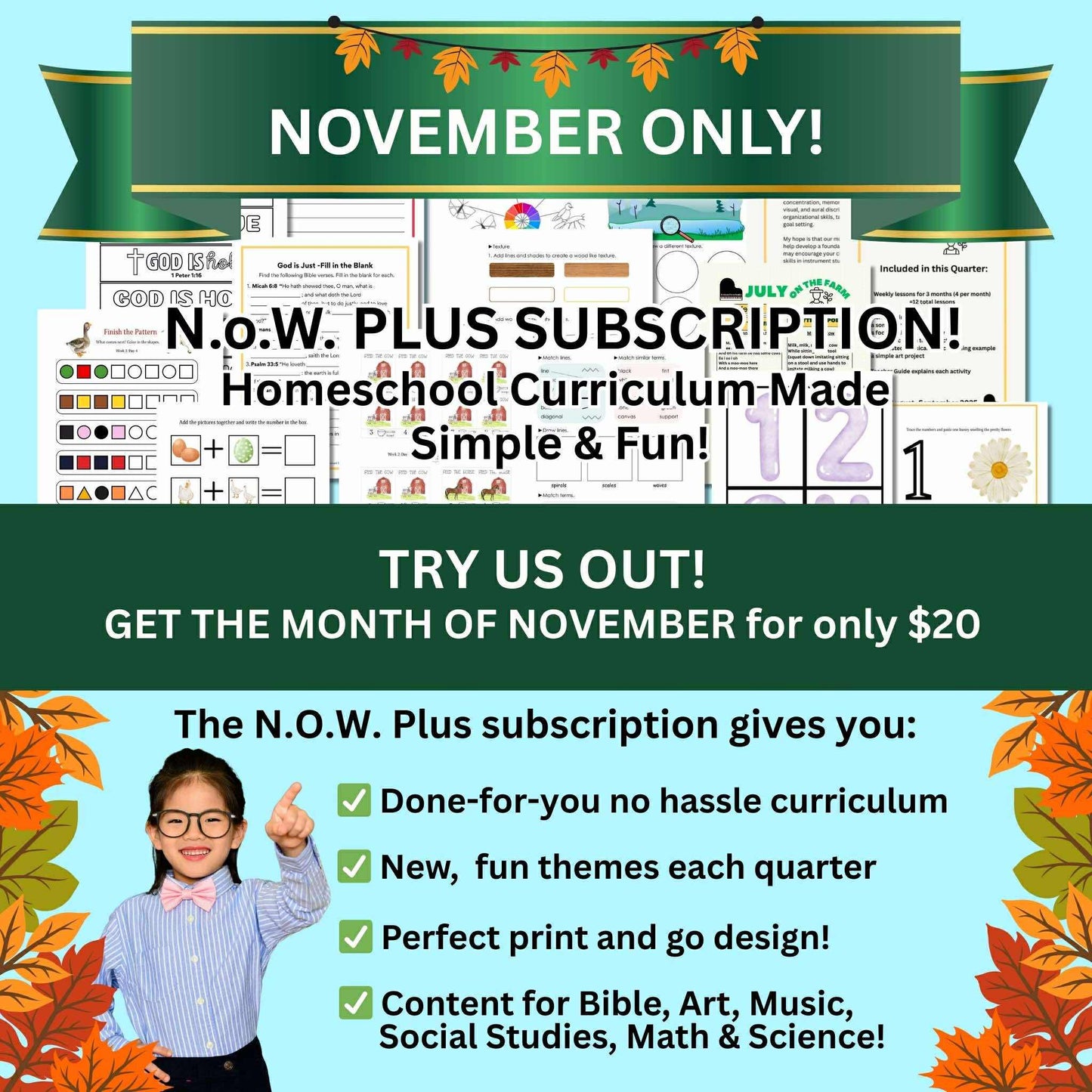 NoW Plus November Bundle!