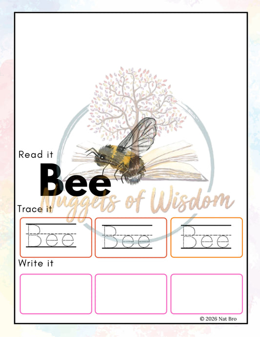 Animals: See It, Read It, Spell It, Trace It, Write It Digital Resource