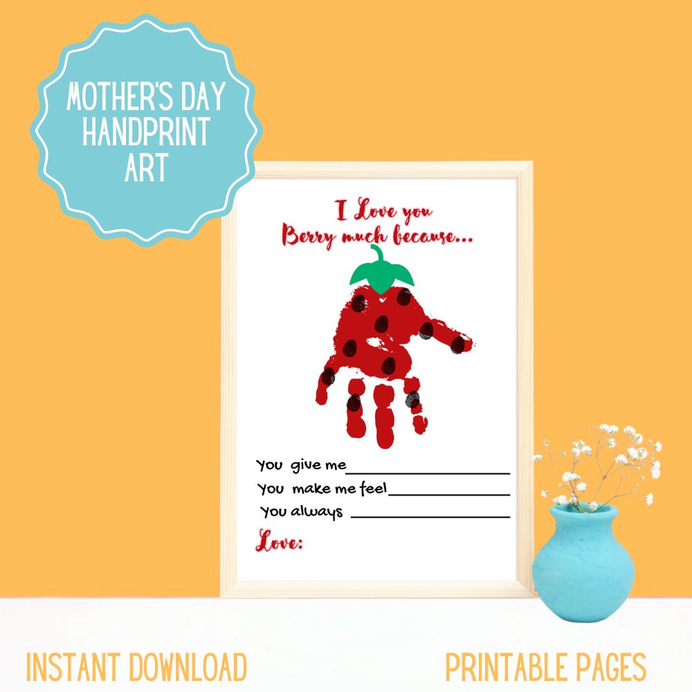 Mother's Day Handprint Activity Resource!