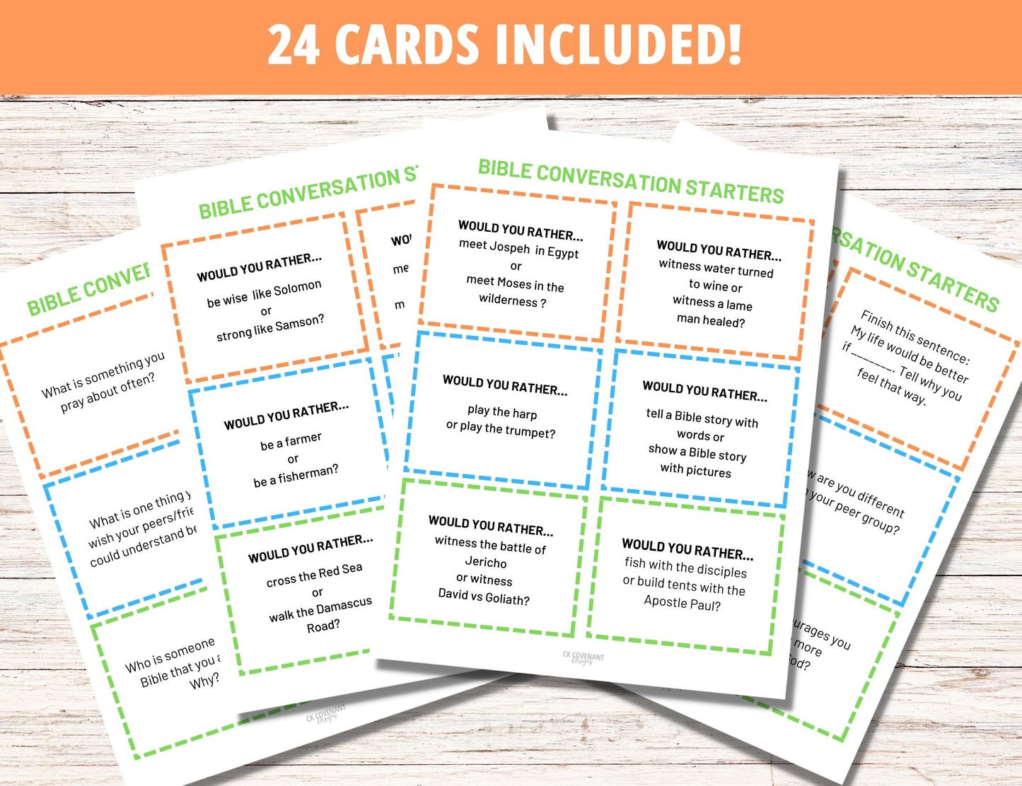 Bible Conversation Starters for Kids