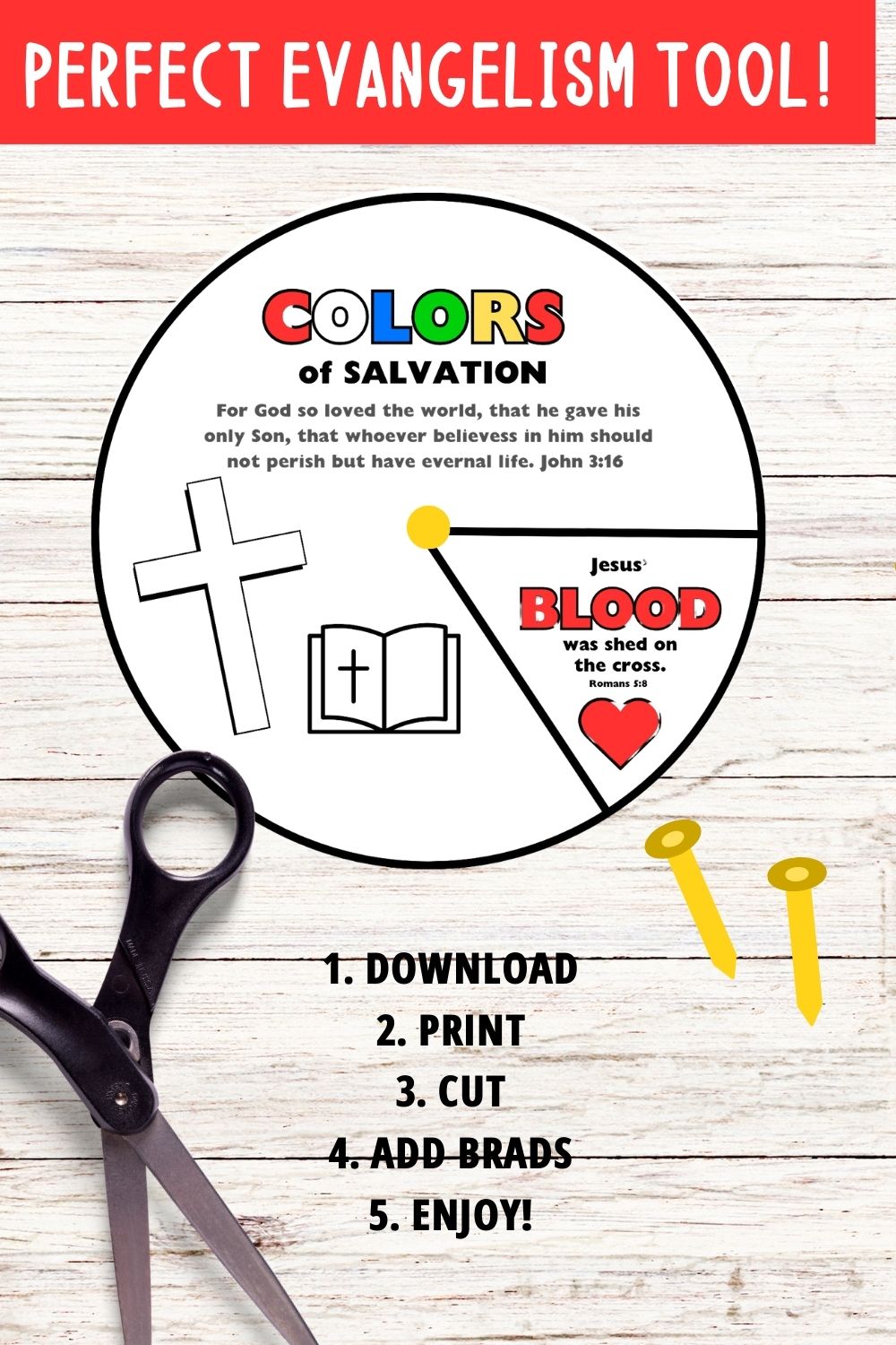 Colors of Salvation Spinner Wheel