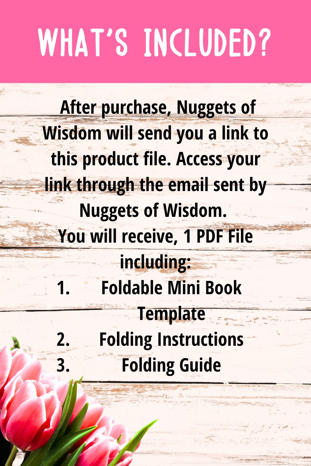 Foldable Mother's Day Mini Book Craft - Style 2