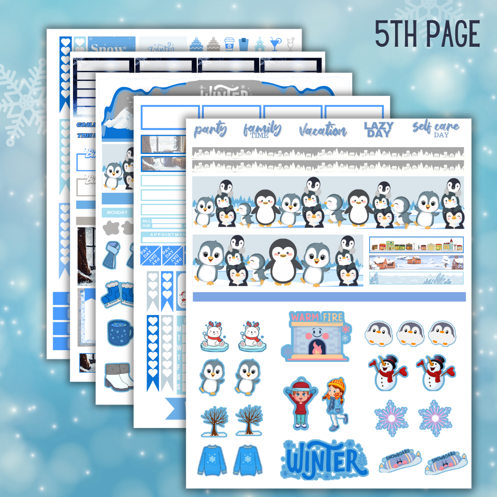Winter Planner Stickers