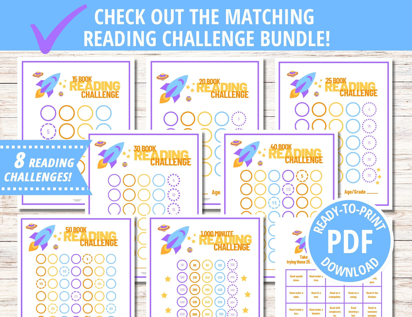 Reading Printable Certificate of Completion- Space