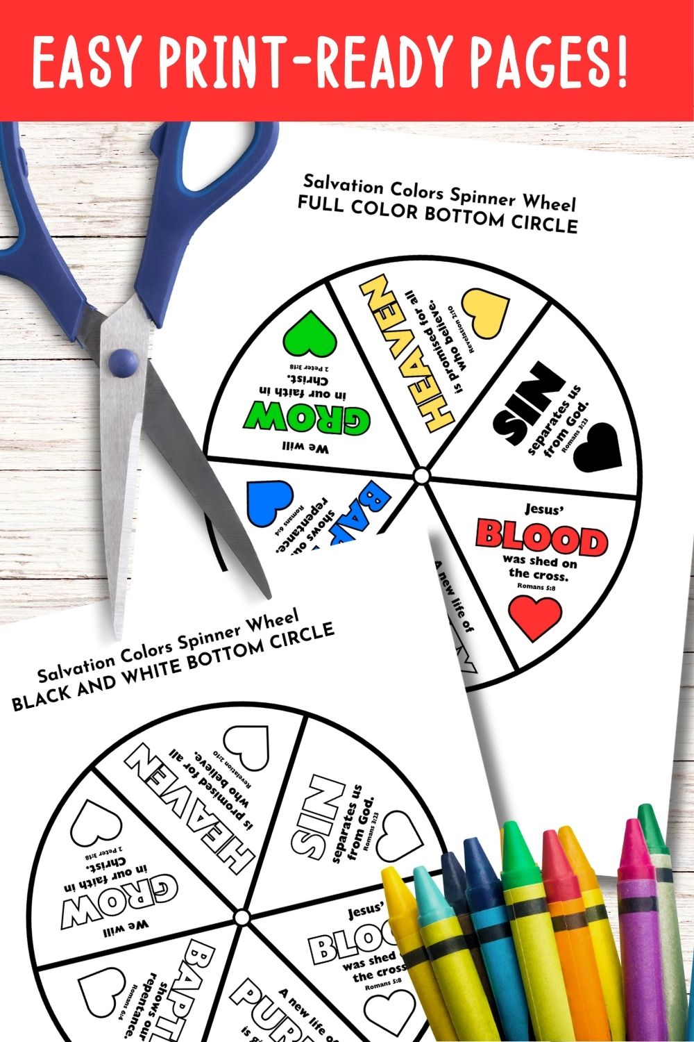 Colors of Salvation Spinner Wheel