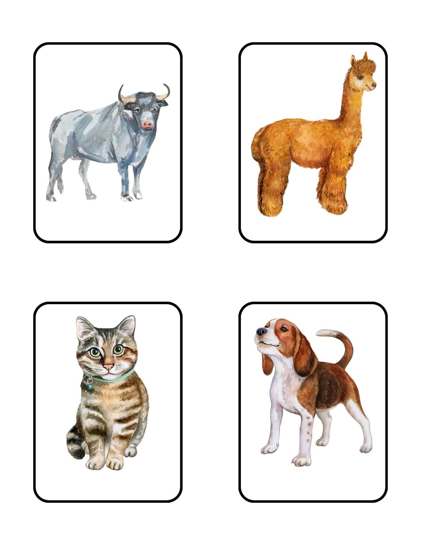 Farm Animal Matching Game