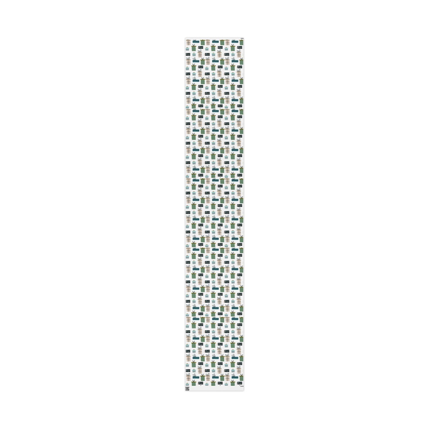 Green Gifts Themed Wrapping Paper