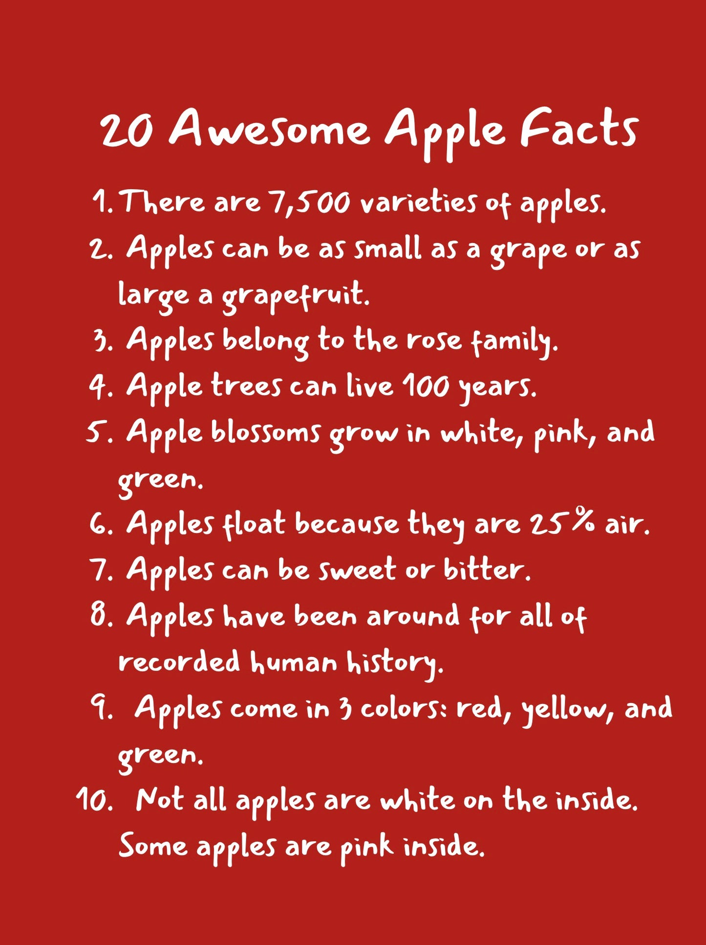 All About Apples for Preschool and Kindergarten