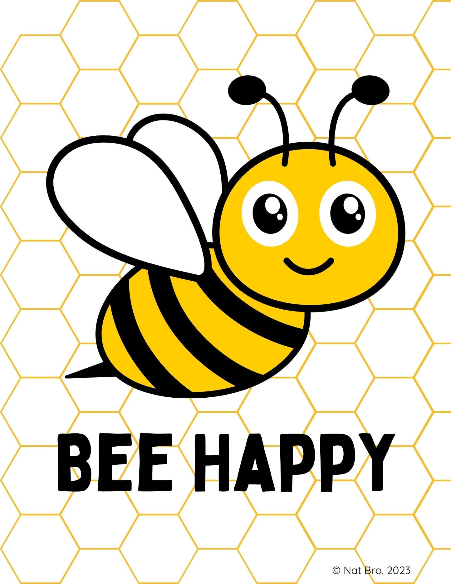 11 Hangable PDF Bee Affirmation Posters