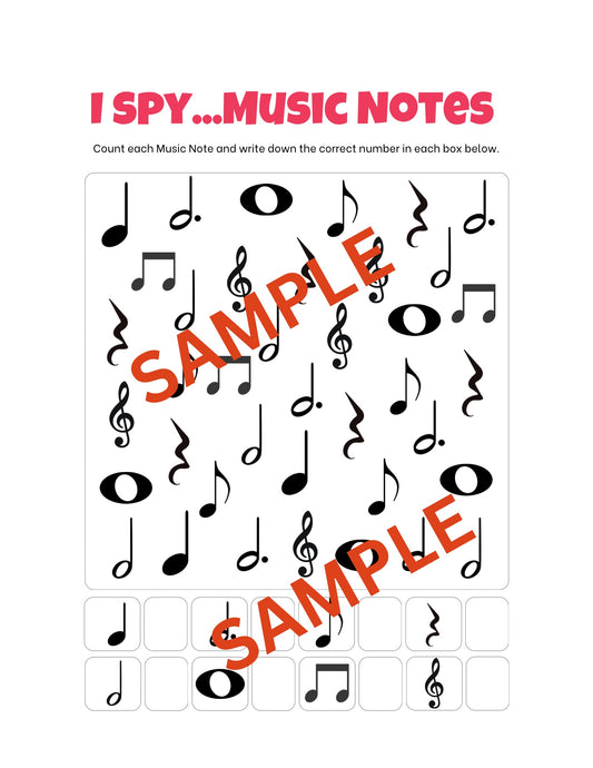 I Spy...Music Notes