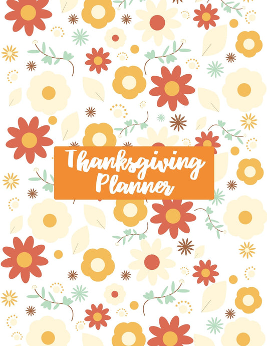 Thanksgiving Planner- Green and Orange
