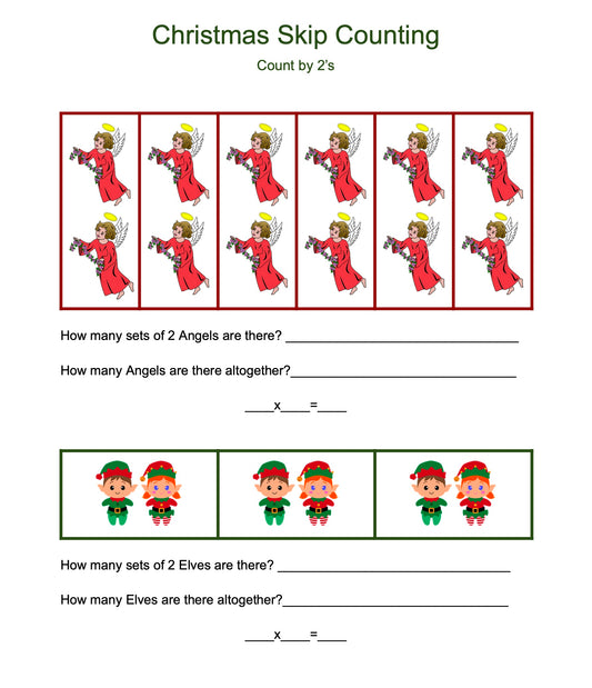 Christmas Skip Counting