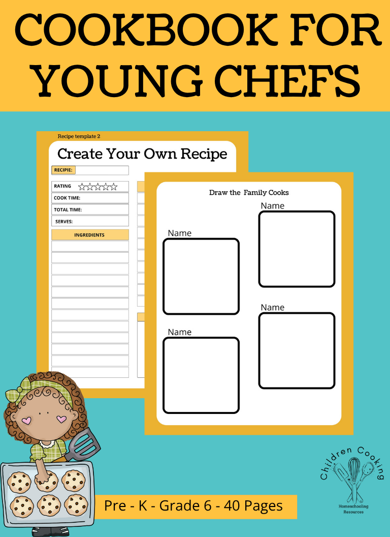 Easy Chocolate Chip Cookie Recipe for Kids/Class Cookbook to use together.