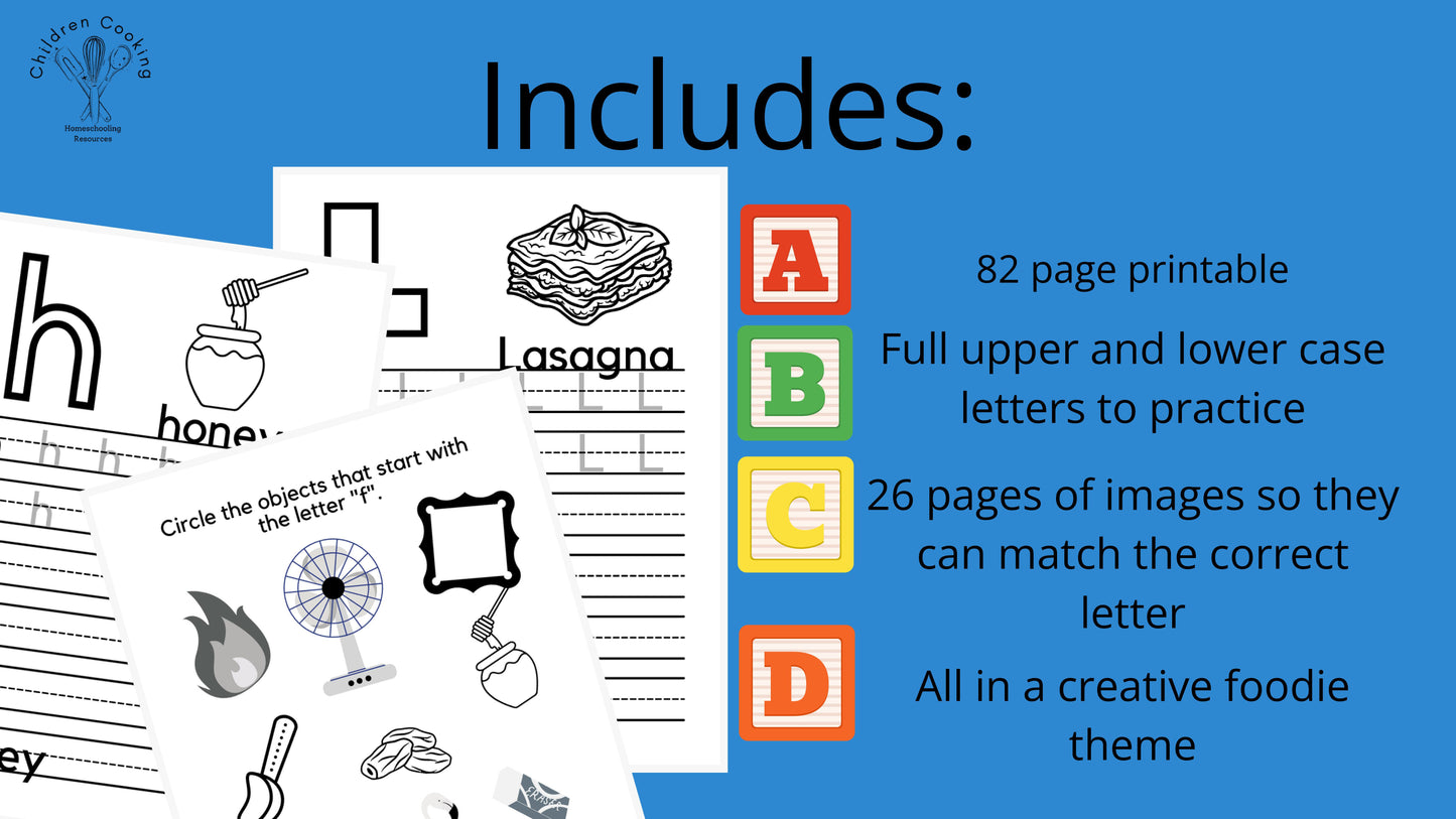 Tracing and Coloring the Alphabet