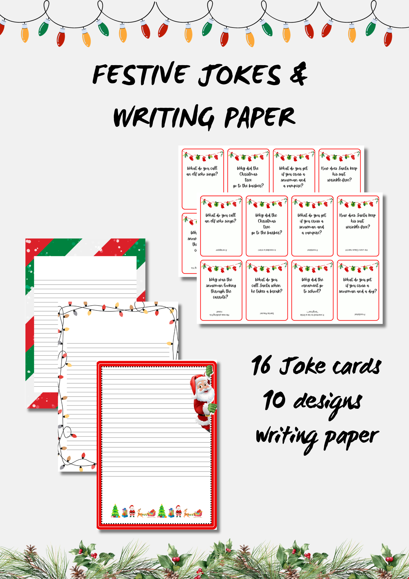 Festive Funnies & Creative Writes