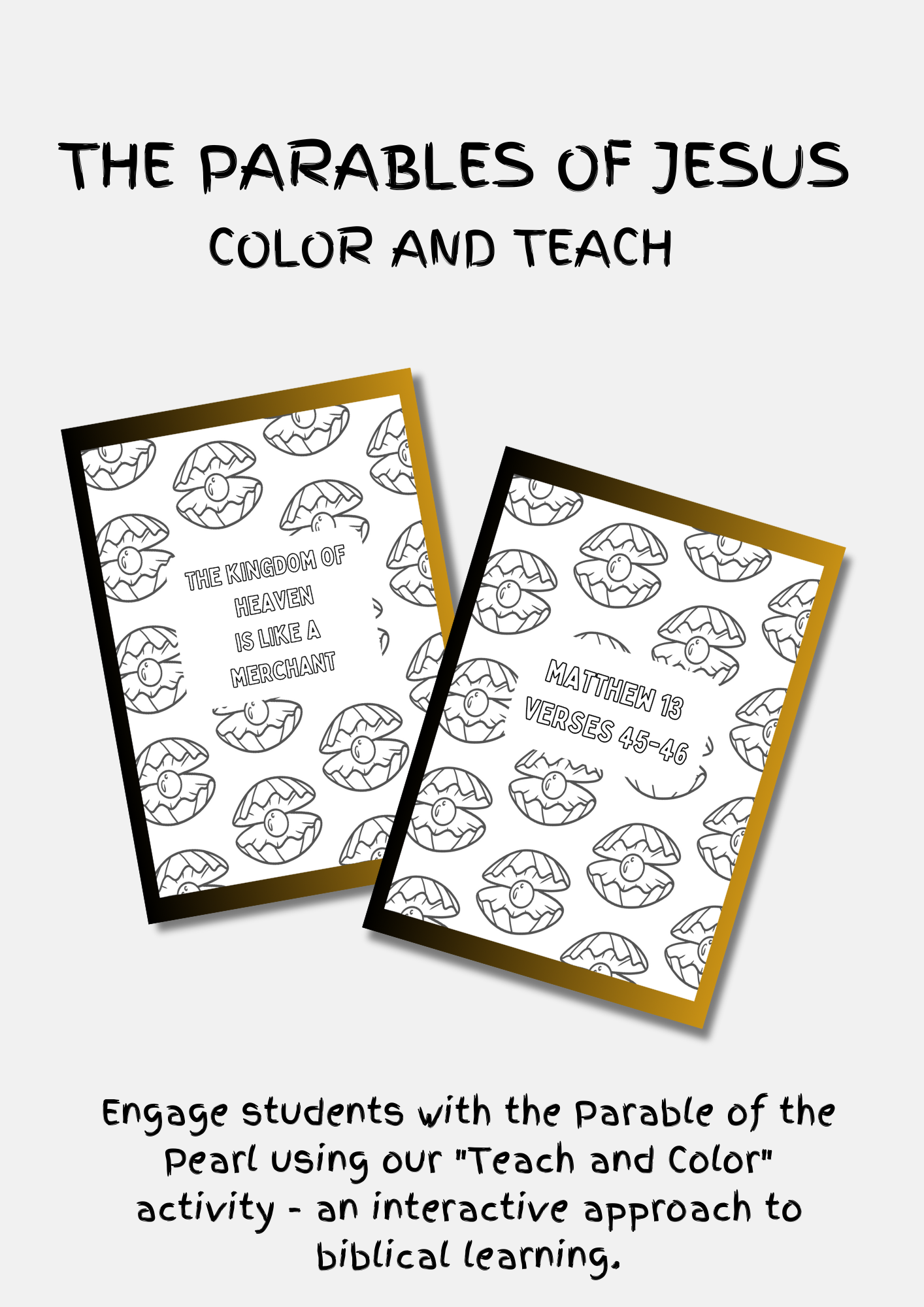 Parable of the Pearl - Color and Teach