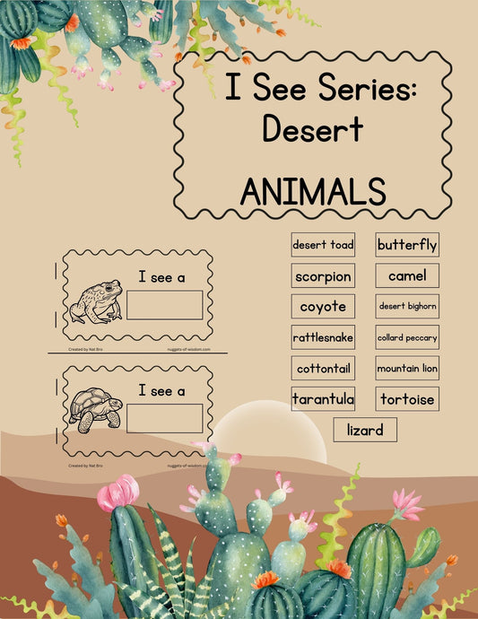 I See Series: Desert Animals