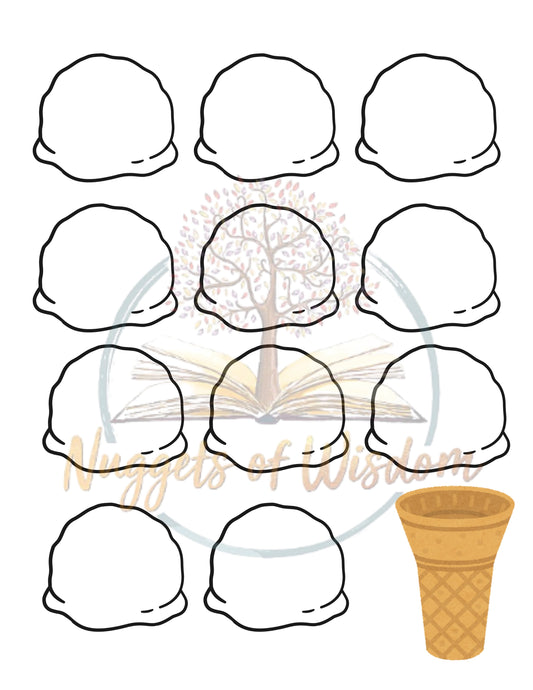 Ice Cream Cone Colors- Learning Colors One Scoop At A Time!