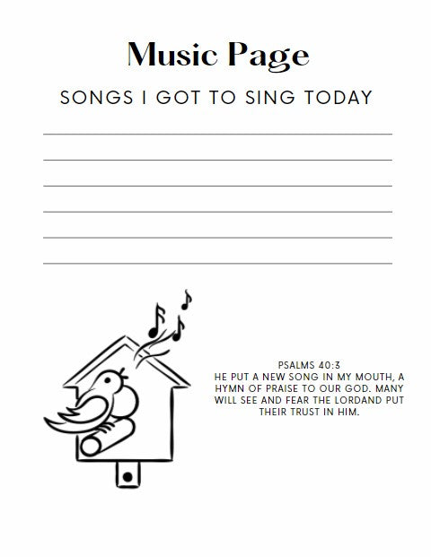 Kid's Sermon Notes Activity Book