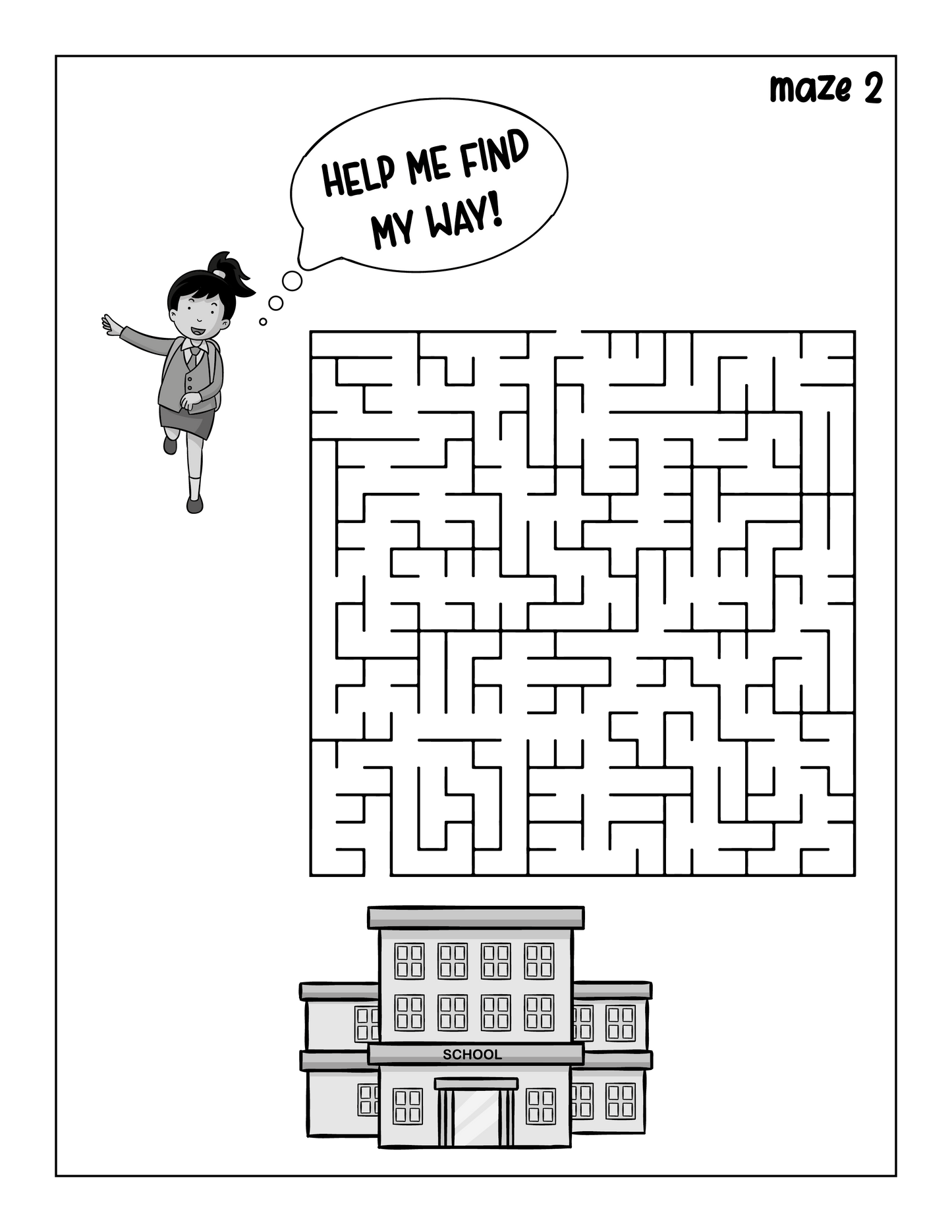 Back to School Activity Workbook