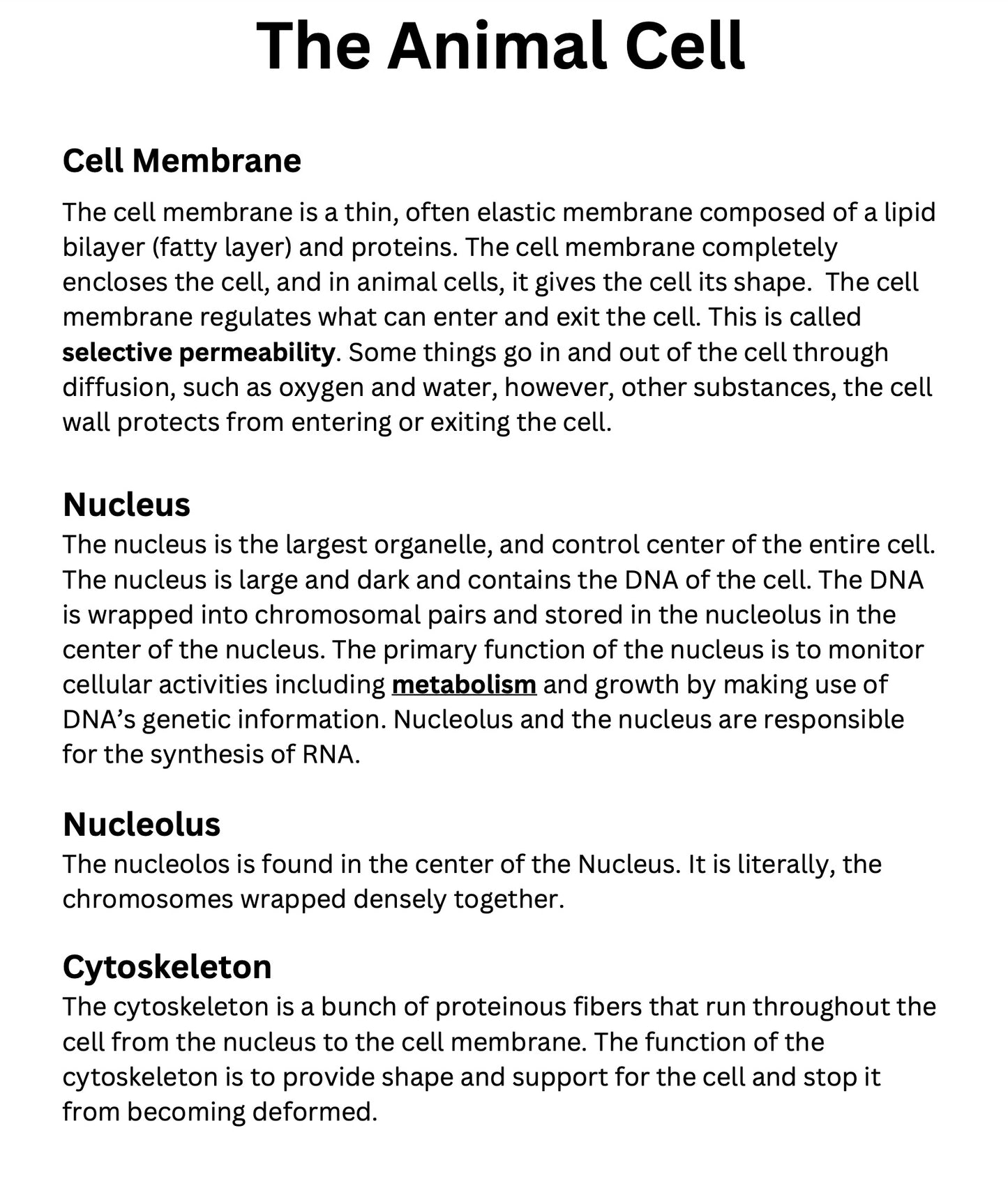 Protist and Eukaryotic Cells