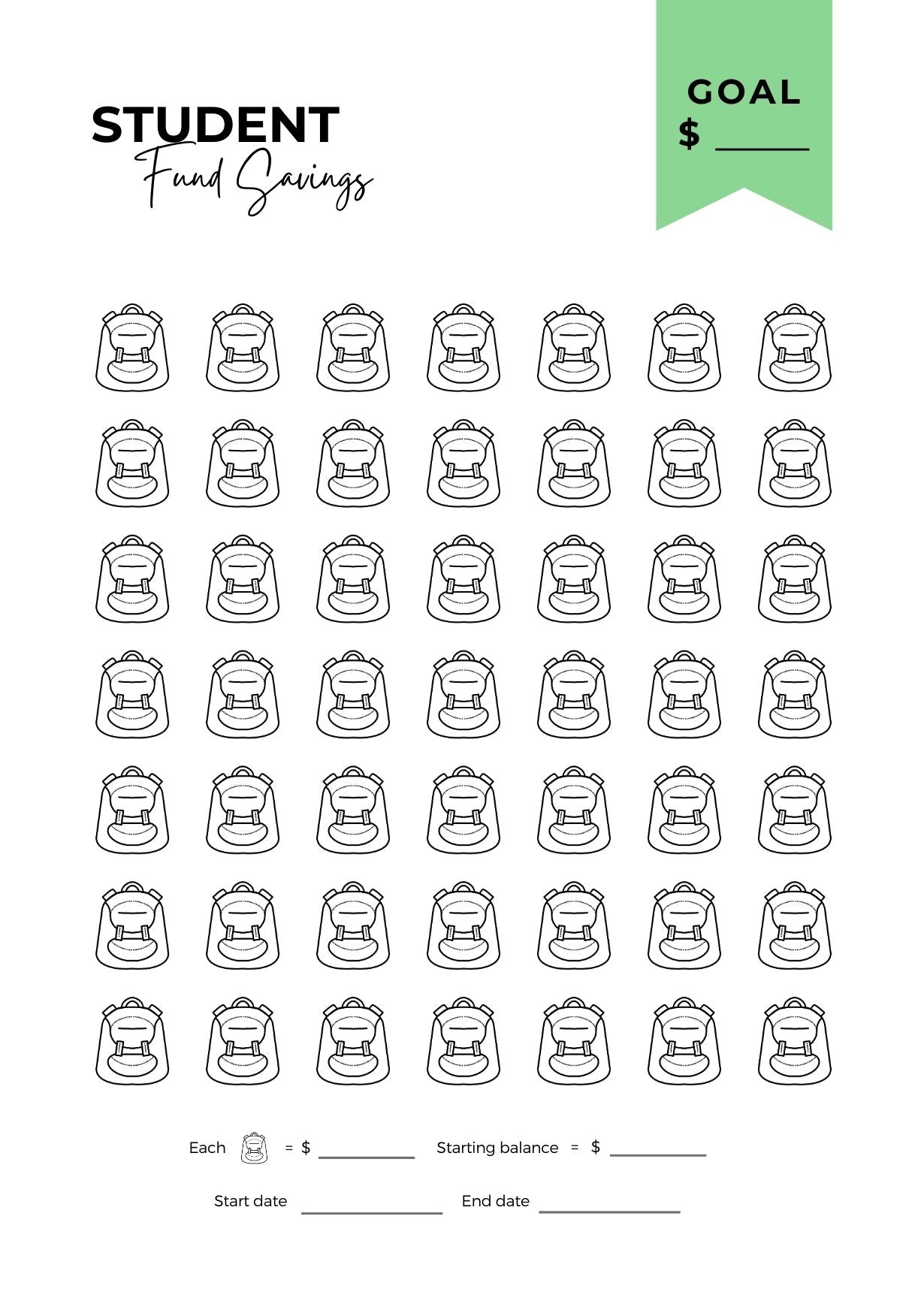 45-Page Savings Challenge Digital Product