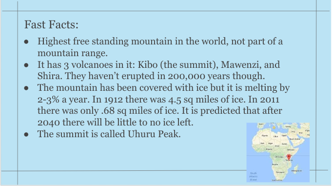 Seven Summits Presentation-68 Slides of Facts, Hiking Records, History & More!