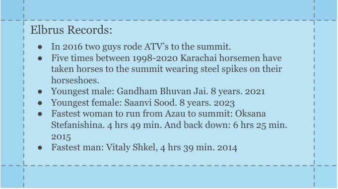 Seven Summits Presentation-68 Slides of Facts, Hiking Records, History & More!