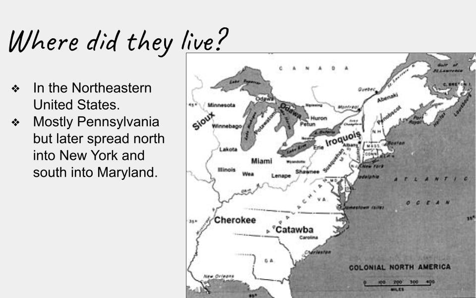 Susquehannock Indians Google Slide Presentation Report