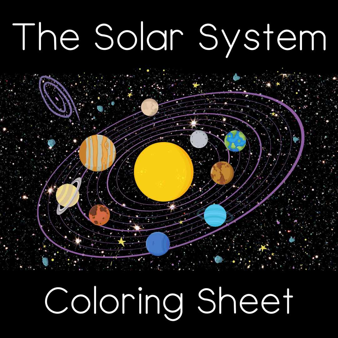 The Solar System Coloring Sheet