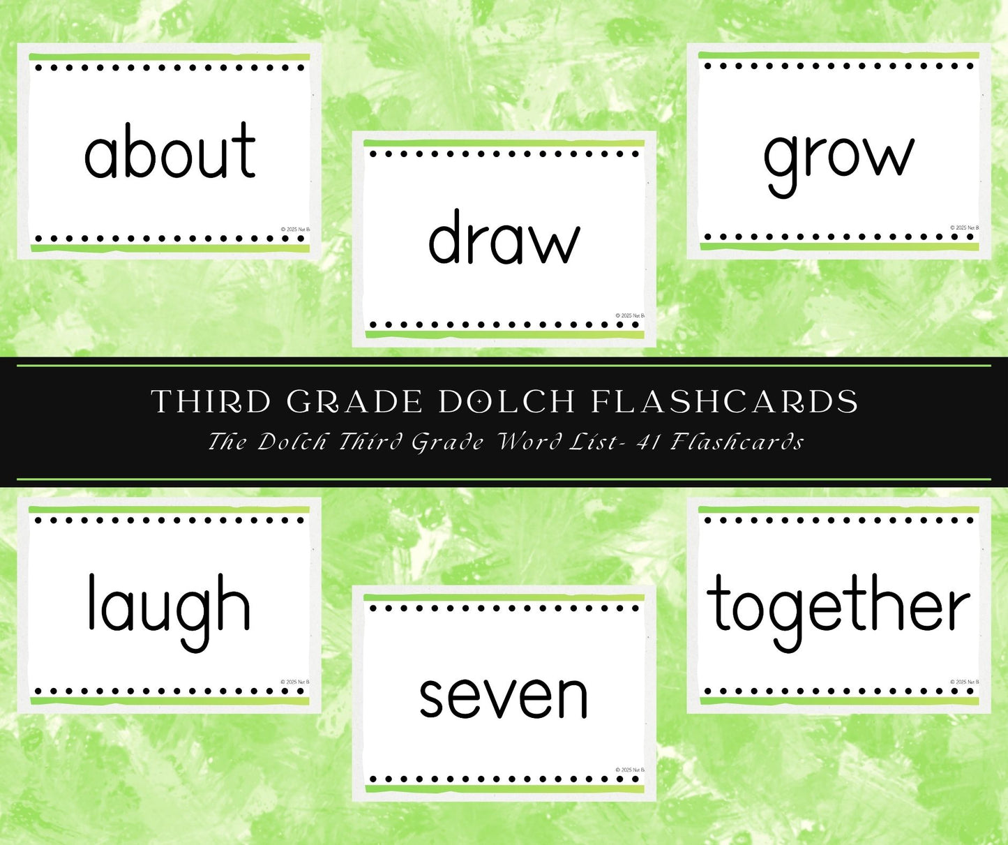 Dolch Sight Word Flashcards MEGA Bundle – Pre-Primer to 3rd Grade | Printable PDF