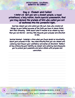 My Identity in Christ: 7-Day Teen Mini-Devotional