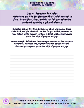 My Identity in Christ: 7-Day Teen Mini-Devotional