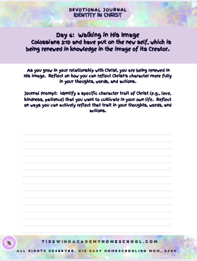 My Identity in Christ: 7-Day Teen Mini-Devotional