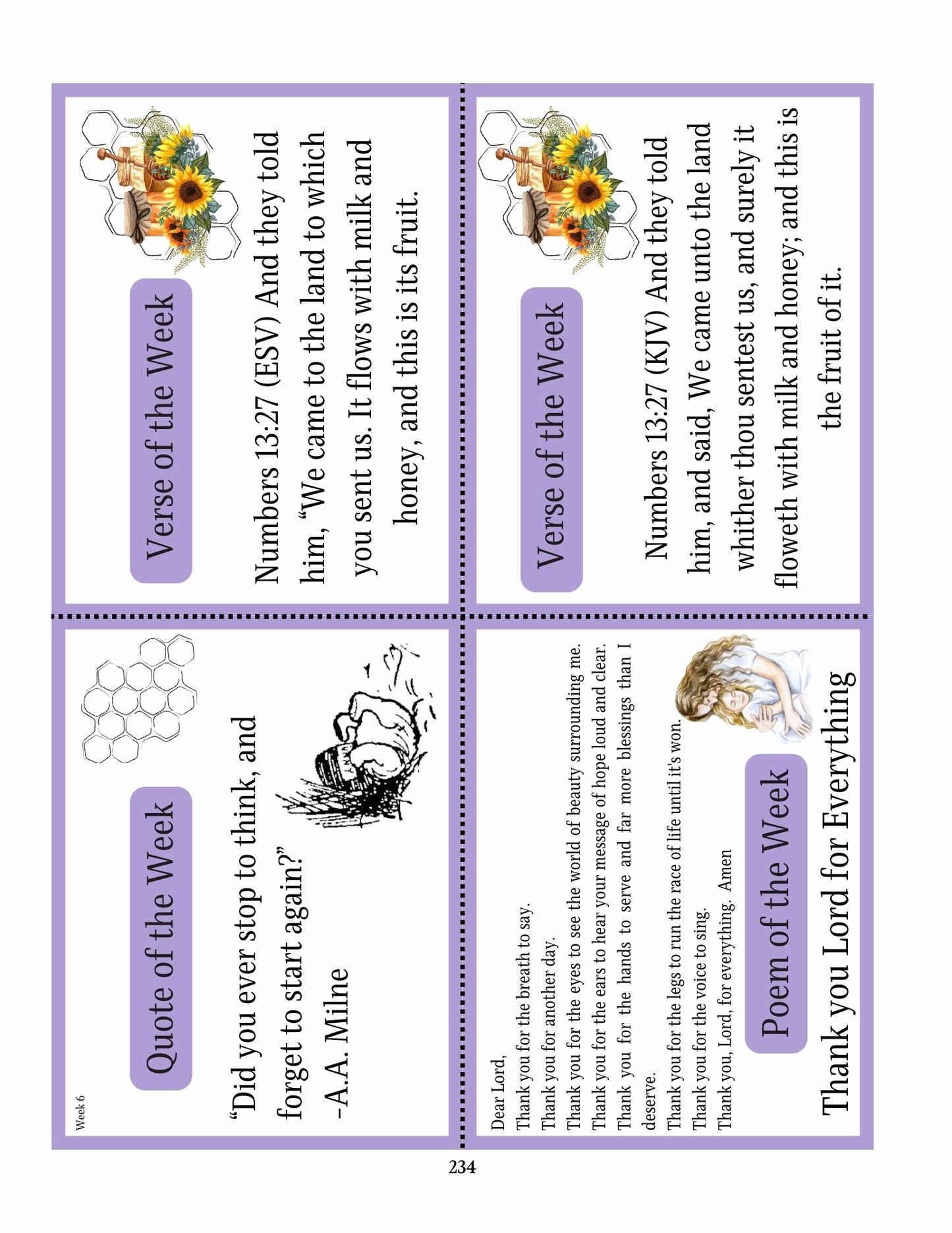 Living Lights Curriculum Quarter 1: The Original Winnie the Pooh! DIGITAL VERSION