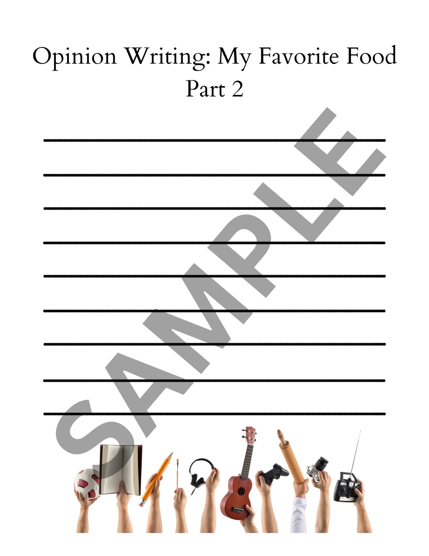 Write Your Opinion Series: Your Favorite Hobby