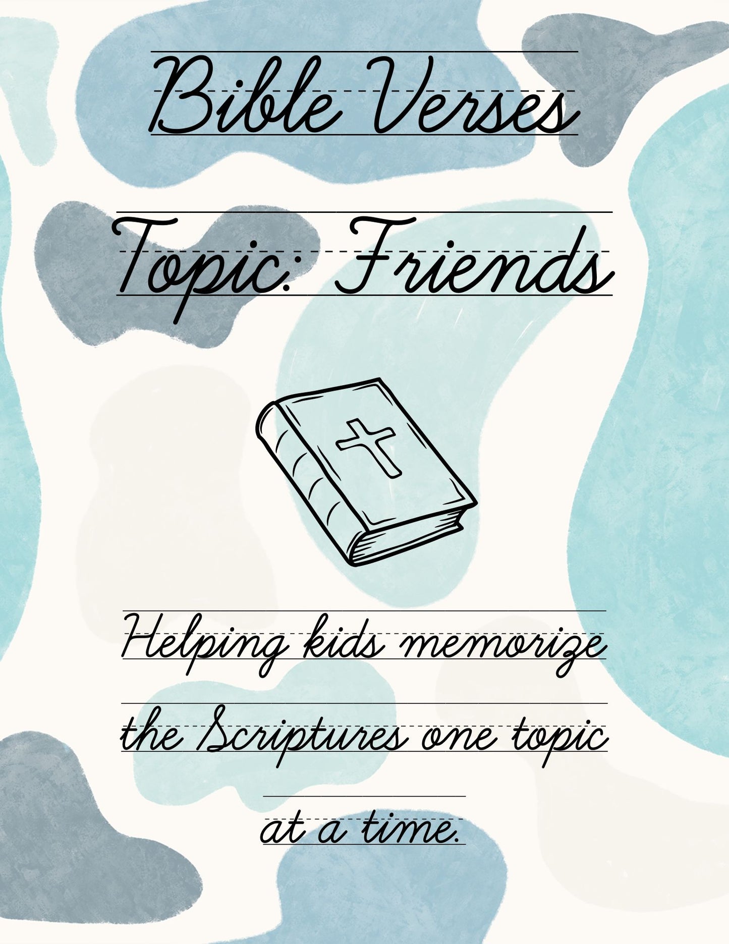 Bundle of Writing: Bible Verse Topics